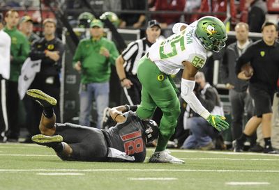 NCAA Football: Oregon at Washington State