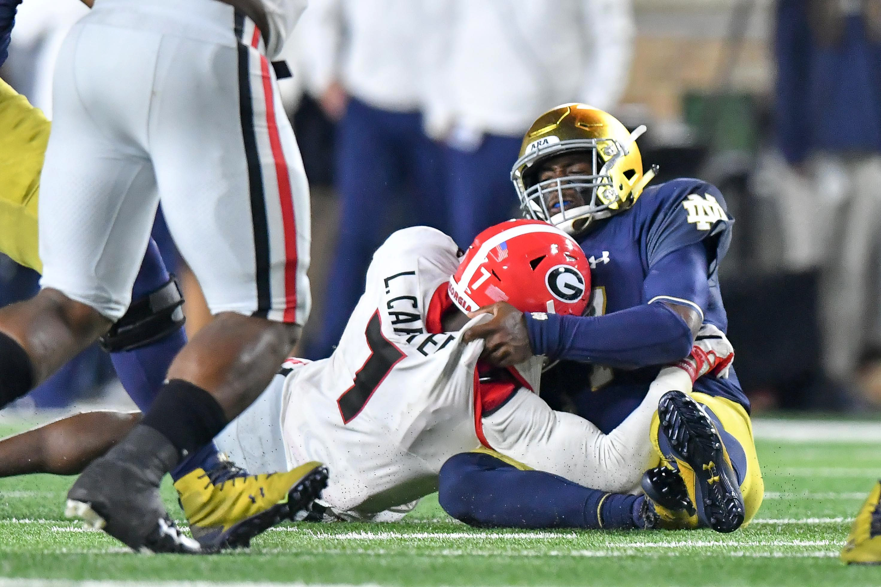 NCAA Football: Georgia at Notre Dame